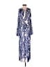 H&M 100% Polyester Blue Swimsuit Cover Up Size S - photo 1