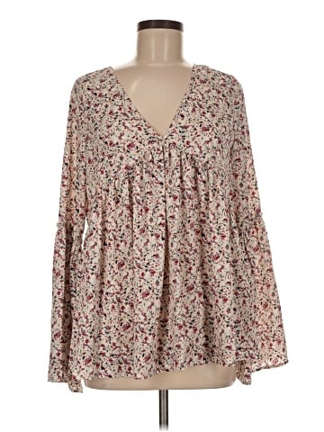 Pink Lily Long Sleeve T-Shirt (view 1)