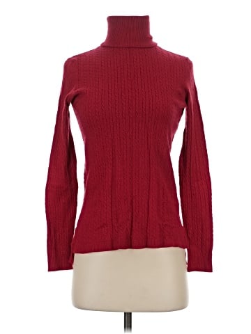 Red Turtleneck Sweater (view 1)