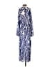H&M 100% Polyester Blue Swimsuit Cover Up Size S - photo 2