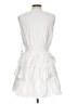 Aqua 100% Rayon White Cocktail Dress Size L - photo 2