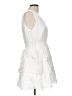 Aqua 100% Rayon White Cocktail Dress Size L - photo 4