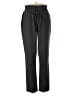 Apana Solid Black Casual Pants Size S - photo 1