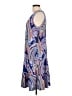 MSK Paisley Blue Casual Dress Size L - photo 5