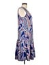 MSK Paisley Blue Casual Dress Size L - photo 4
