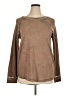 Earl Jean Brown Long Sleeve Top Size L - photo 1