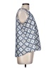 Calvin Klein 100% Polyester Blue Sleeveless Blouse Size L (petite) - photo 4