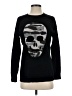 Aqua 100% Cashmere Black Sweatshirt Size XS - photo 1
