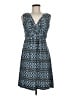 Soma Print Blue Casual Dress Size M - photo 1