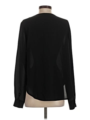 Otte Long Sleeve Silk Top (view 2)