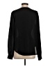 Otte 100% Silk Black Long Sleeve Silk Top Size S - photo 2