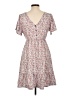 P.S. Kate Floral White Casual Dress Size L - photo 2