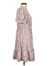 P.S. Kate Floral White Casual Dress Size L - photo 4
