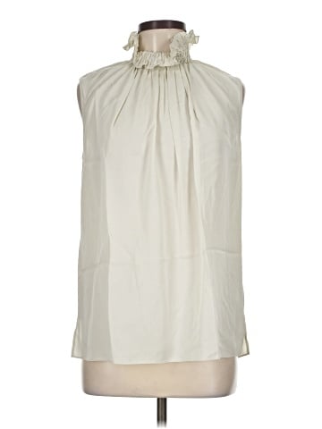 Lafayette 148 New York Sleeveless Silk Top (view 1)