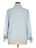 Halogen 100% Polyester Blue Long Sleeve Blouse Size XL - photo 2