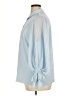 Halogen 100% Polyester Blue Long Sleeve Blouse Size XL - photo 5