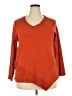 Rafaella Orange Pullover Sweater Size 2X - photo 1