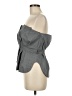 Zara Gray Sleeveless Button-Down Shirt Size M - photo 5