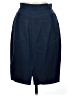 Per Se Solid Blue Silk Skirt Size 6 - photo 2