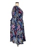 Talbots 100% Viscose Print Blue Casual Dress Size 20 Petite - photo 4