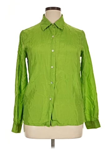 Selene Sport Long Sleeve Button-Down Shirt (view 1)