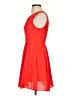 Express 100% Polyester Solid Orange Cocktail Dress Size 0 - photo 5