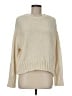 Cynthia Rowley TJX 100% Polyester Metallic Ivory Pullover Sweater Size M - photo 1