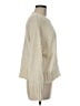 Cynthia Rowley TJX 100% Polyester Metallic Ivory Pullover Sweater Size M - photo 4