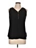 Express 100% Polyester Black Sleeveless Blouse Size L - photo 1