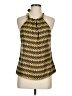 Milly Yellow Sleeveless Blouse Size 6 - photo 1