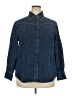 Eddie Bauer 100% Baumwolle Blue Long Sleeve Button-Down Shirt Size 2X (estimated) - photo 1