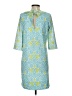 Gretchen Scott Designs Paisley Teal Casual Dress Size XS - photo 2