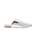Freda Salvador Silver White Mule/Clog Size 5 1/2 - photo 1