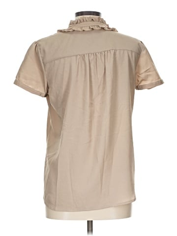 New York & Company Short Sleeve Blouse (view 2)