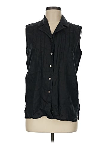 Valerie Stevens Sleeveless Button-Down Shirt (view 1)