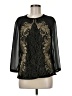 Ted Baker London 100% Polyester Black 3/4 Sleeve Blouse Size 8 (3) - photo 1