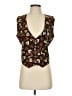 Hasley Collection 100% Cotton Brown Vest Size S - photo 1