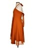 Forever 21 100% Polyester Solid Orange Casual Dress Size S - photo 5