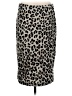 Chico's Animal Print Silver Casual Skirt Size M - photo 2