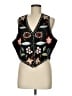 At Last 100% Cotton Black Vest Size M - photo 1