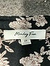 Monday Fun 100% Rayon Black 3/4 Sleeve Blouse Size 2X - photo 7