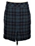 L.L.Bean Plaid Blue Wool Skirt Size 12 (petite) - photo 2