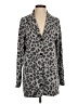 Cuddl Duds Animal Print Gray Blazer Size S - photo 1
