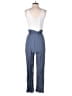 Shinestar 100% Rayon Stripes Blue Jumpsuit Size M - photo 2