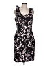 Taylor Graphic Black Cocktail Dress Size 10 - photo 1