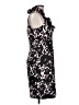 Taylor Graphic Black Cocktail Dress Size 10 - photo 4