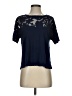 Baraschi 100% Viscose Blue Short Sleeve Top Size S - photo 1