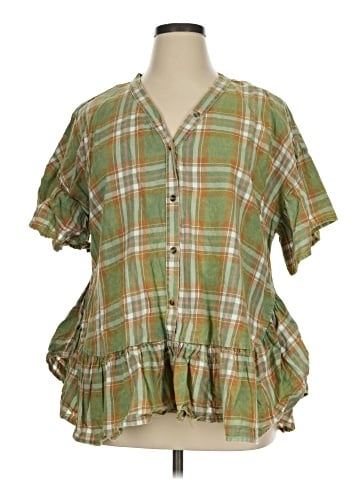 Easel Short Sleeve Blouse (view 1)