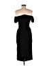 Topshop Solid Black Cocktail Dress Size 6 - photo 2