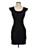 Express 100% Polyester Solid Black Cocktail Dress Size 0 - photo 1